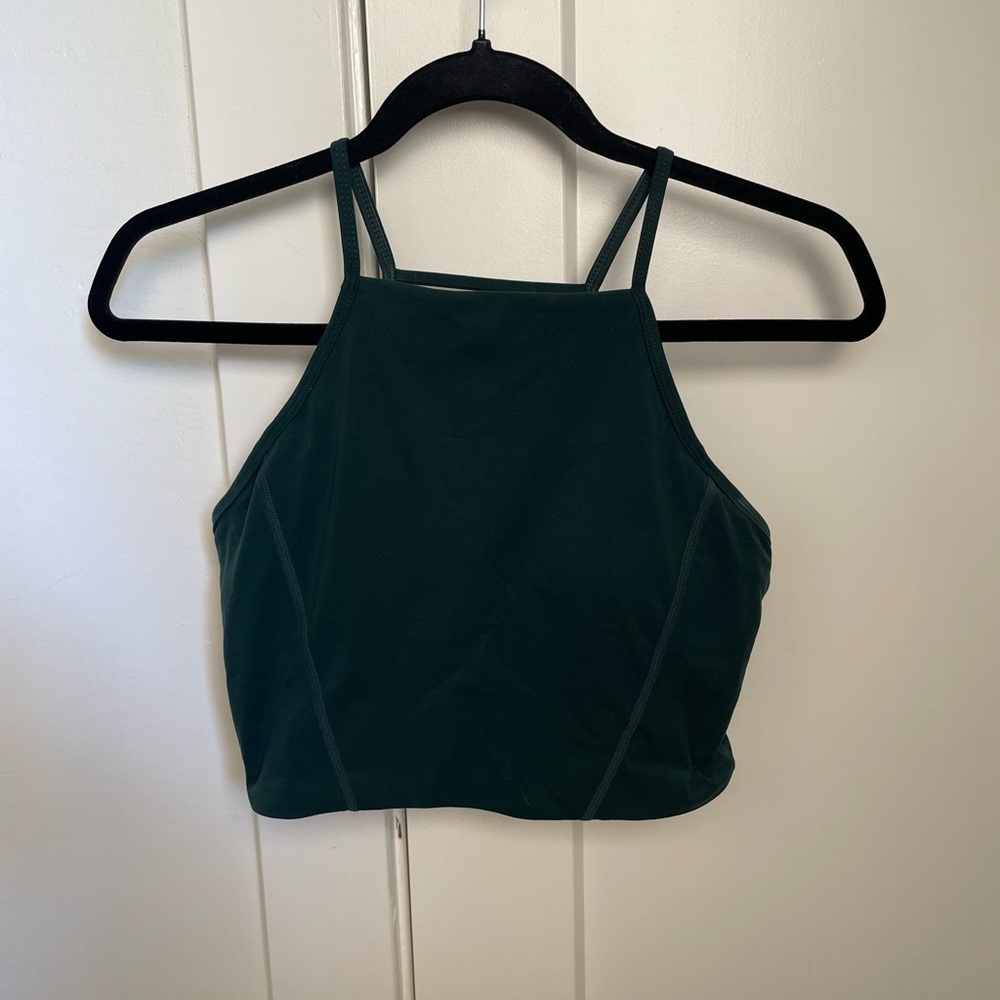 BuffBunny Ivy Crop- Avo Green Size M